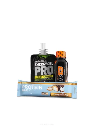 Batony, shoty, żele