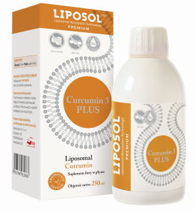 Aliness Liposomalna Kurkumina 3 PLUS | 250 ml w płynie