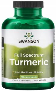 Swanson Turmeric 720 mg | 240 kapsułek