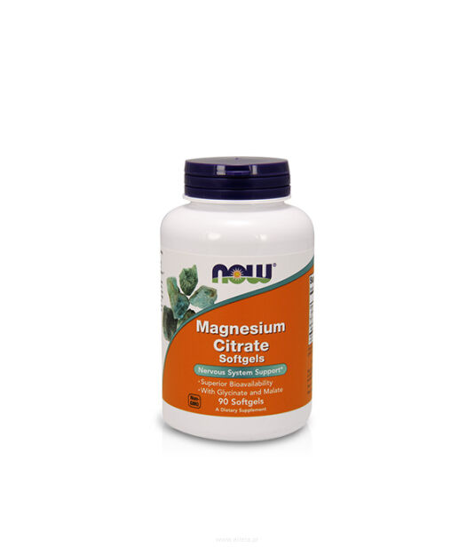 Now Foods Magnesium Citrate Softgels | 90 softgels