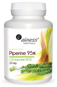 Aliness Piperine 95% 10mg | 120 kapsułek vege