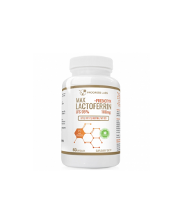 Progress Labs Lactoferrin LFS 95% 100mg + Prebiotyk | 60 kaps.