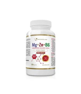 Progress Labs ZMA Magnez+Cynk+B6 Mega Dawka | 120 tabletek
