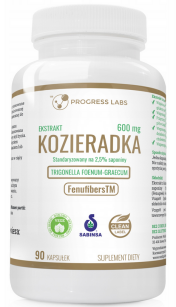 Progress Fenugreek Kozieradka 600mg | 90 kapsułek