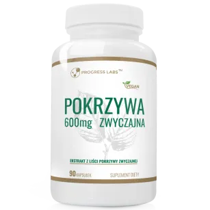 Progress Labs Pokrzywa zwyczajna ekstrakt 600mg | 90 kapsułek