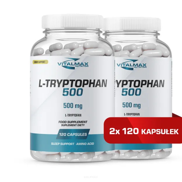 Vitalmax L-Tryptophan Tryptofan | 240 kapsułek