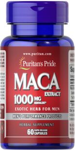 Puritan's Pride Maca Extract 1000mg  | 60 kaps.