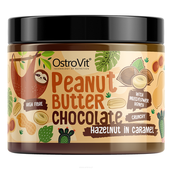 OstroVit Krem czekoladowy z orzechami | 500 g Peanut butter + chocolate