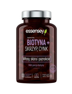 Essensey Biotyna Skrzyp Cynk | 90 kapsułek