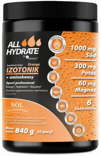 Aliness ALLHydrate izotonik orange+aminokwasy | 840g