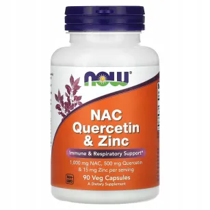 Now Foods NAC Quercetin & Zinc | 90 vcaps