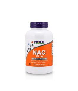 Now Foods NAC N-Acetyl Cysteine 600mg | 250 Vcaps 