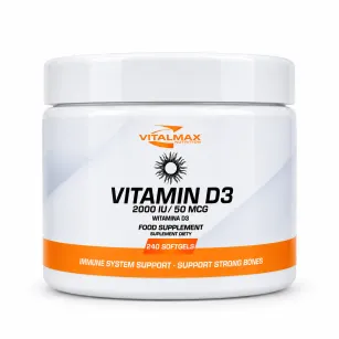 Vitalmax Vitamin D3 2000IU | 240 softgels