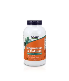 Now Magnesium Calcium Zinc Vitamin D3 | 250 tab