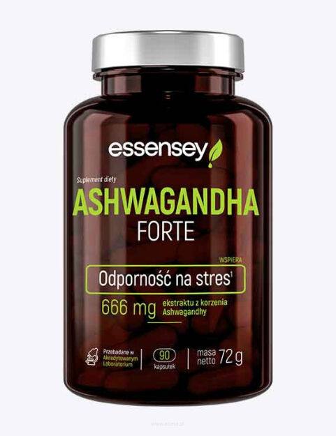 Essensey Ashwagandha Forte | 90 kapsułek