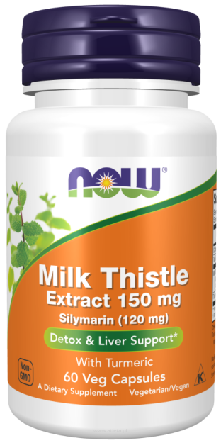 Now Foods Silymarin Milk Thistle Extract 150 mg | 60 vege kaps.