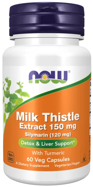 Now Foods Silymarin Milk Thistle Extract 150 mg | 60 vege kaps.