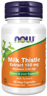Now Foods Silymarin Milk Thistle Extract 150 mg | 60 vege kaps.