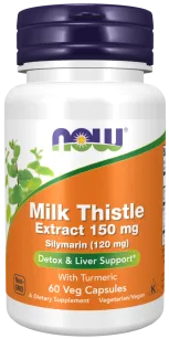 Now Foods Silymarin Milk Thistle Extract 150 mg | 60 vege kaps.