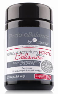 Aliness ProbioBALANCE Bifidobacterium FORTE Balance 20mld NO FOSS | 60 vege kapsułek