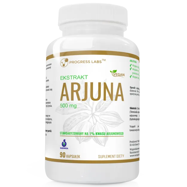 Progress Labs Arjuna 500mg | 90 kapsułek