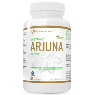 Progress Labs Arjuna 500mg | 90 kapsułek