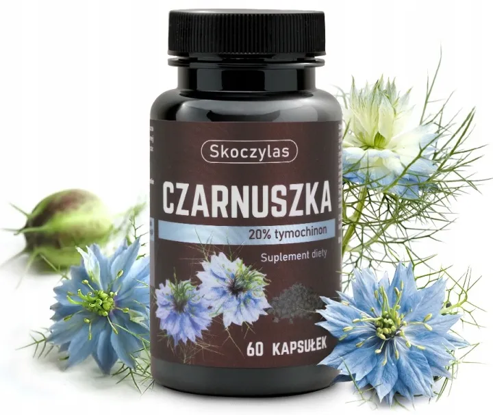 Skoczylas Czarnuszka 20% tymochinon | 60 kapsułek