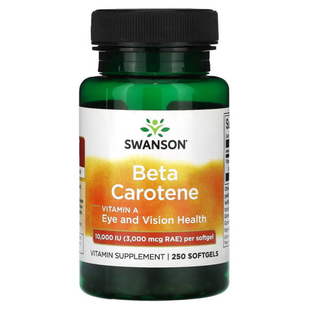 Swanson Beta-Carotene (Vitamin A) 10 000 IU | 250 softgels