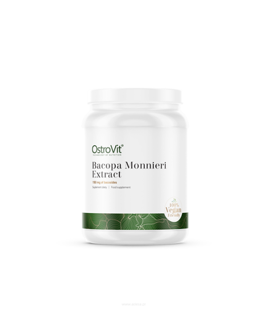 OstroVit Ekstrakt z Bakopy Drobnolistnej Bacopa Monnieri | 50 g naturalny