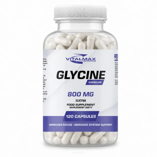 Vitalmax Glycine 800 mg | 120 kapsułek glicyna