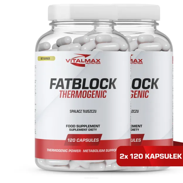 Vitalmax Fatblock Thermogenic | 240 kapsułek