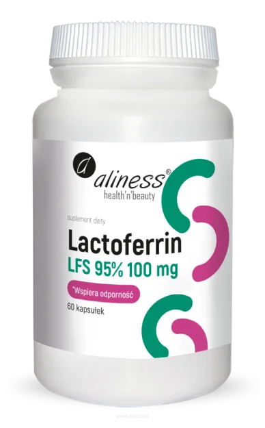 Aliness Lactoferrin LFS 95% 100mg | 60 kapsułek