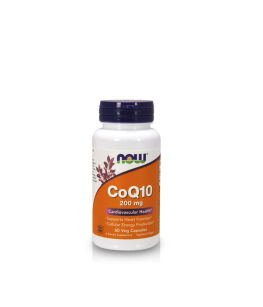 Now Foods Koenzym q10 CoQ10 200 mg | 60 vcaps. 
