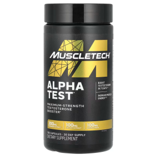 MuscleTech Alpha Test | 120 kapsułek