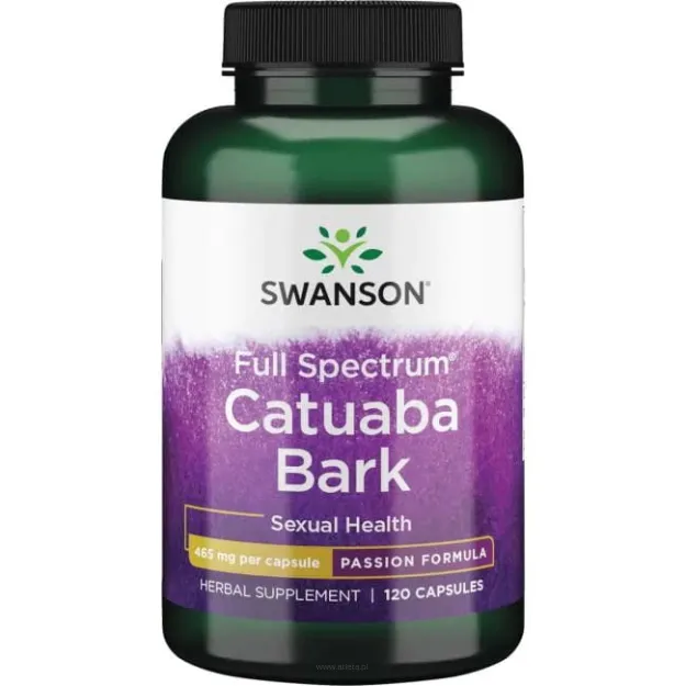 Swanson Full Spectrum Catuaba Bark 465mg | 120 kapsułek