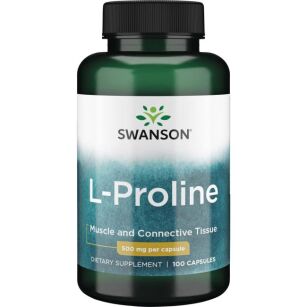 Swanson L-Proline 500mg | 100 kapsułek