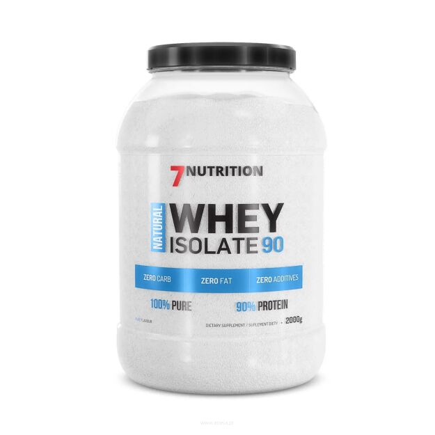 7Nutrition Natural WPI Whey Protein Isolate | 2000g izolat naturalny