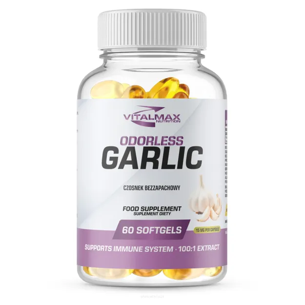 Vitalmax Garlic czosnek bezzapachowy | 60 softgels