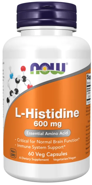 Now L-Histidine 600mg | 60 kapsułek