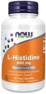 Now L-Histidine 600mg | 60 kapsułek