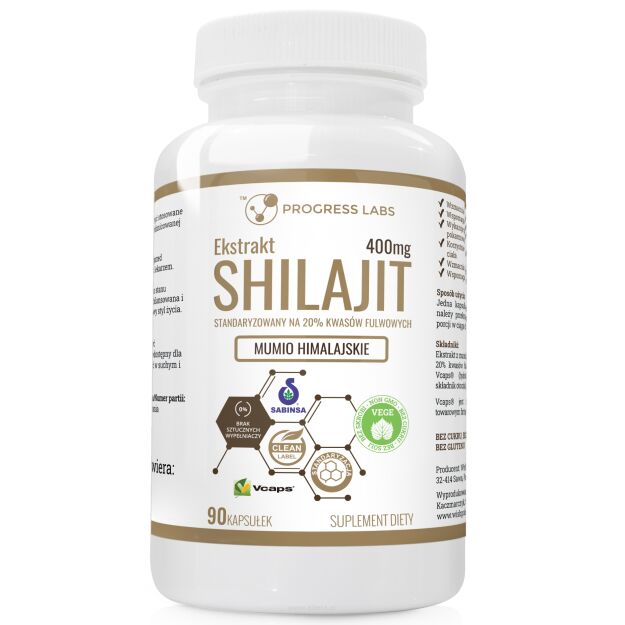 Progress Mumio 400mg Shilajt Extract | 90 vcaps