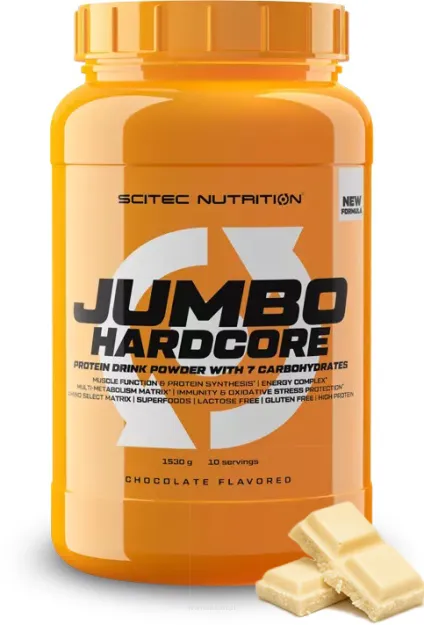 Scitec Jumbo Hardcore 1530g | Chrupiąca biała czekolada
