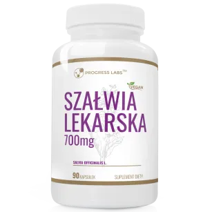 Progress Labs Szałwia Lekarska Ekstrakt 700mg | 90 kapsułek