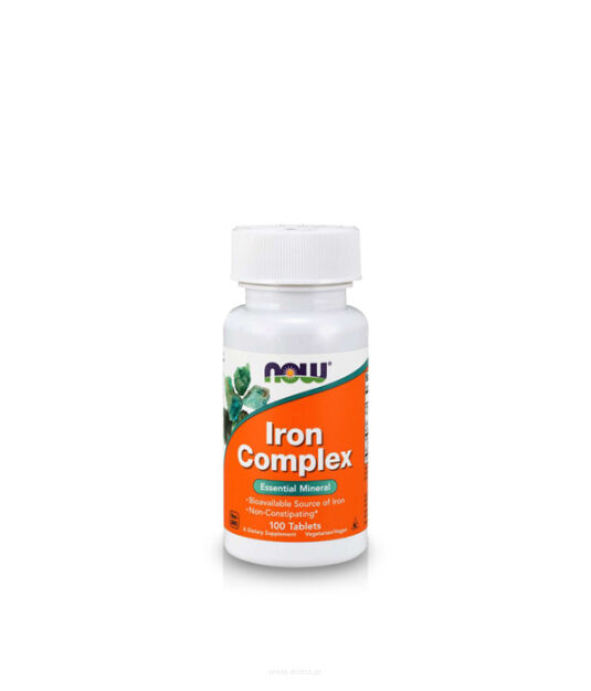 Now Foods Iron Complex | 100 veg tabl. 