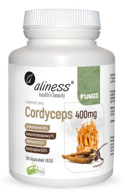 Aliness Cordyceps 400mg | 90 kapsułek