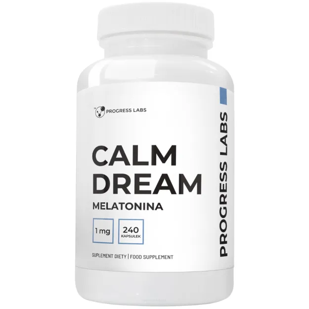 Progress Labs Calm Dream Melatonina 1 mg | 240 kapsułek
