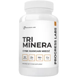 Progress Labs Tri Minera Cynk Mangan Miedź | 90 tabletek