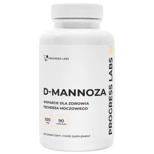 Progress Labs D-Mannoza 500 mg | 90 kapsułek
