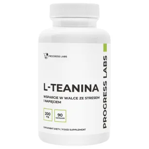 Progress Labs L-Teanina L-Theanine 200 mg | 90 kapsułek
