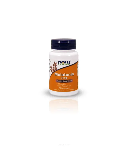 Now Melatonin Chewable 3mg | 90 lozenges
